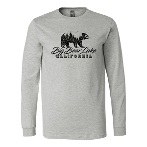 Big Bear Lake California V.2, Hoodies and Long Sleeve T-shirt Canvas Long Sleeve Shirt Athletic Heather S