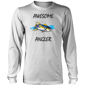 You're An Awesome Angler | V.1 Mistral T-shirt District Long Sleeve Shirt White S