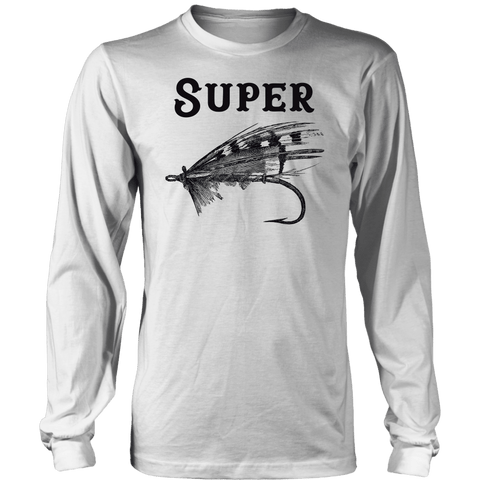 Image of Super Fly T-shirt District Long Sleeve Shirt White S