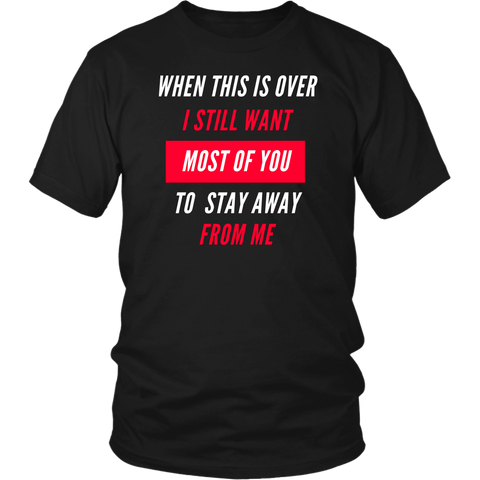 Image of Stay Away, Becuase There Are Some People We Don't Miss