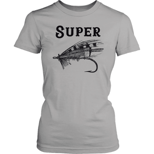 Super Fly T-shirt District Womens Shirt Silver XS