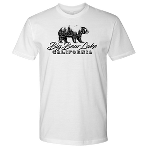 Big Bear Lake California V.2, Mens, Black T-shirt Next Level Mens Shirt White S