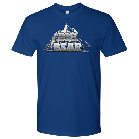 Image of Big Bear V.2, Mens T-shirt Next Level Mens Shirt Royal Blue S