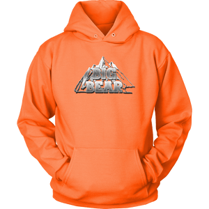 Big Bear V.2, Hoodies Long Sleeve T-shirt Unisex Hoodie Neon Orange S
