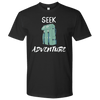 Seek Adventure with Backpack (Mens) T-shirt Next Level Mens Shirt Black S