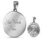 You Are Best Of All | Circle Necklace Jewelry Luxury Necklace (Silver) Yes