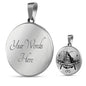 SoFISHticated Circle Necklace Jewelry Luxury Necklace (Silver) Yes