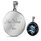 Rejoice! He is your God (White) Jewelry Luxury Necklace (Silver) Yes