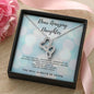 Amazing Daughter, Dual Heart Necklace