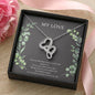 My Love, Spark romance with this gorgeous necklace