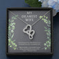 Proverbs Wife Dual Heart Necklace