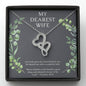 Proverbs Wife Dual Heart Necklace
