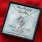 Amazing Daughter, Dual Heart Necklace