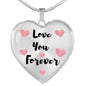 Love You Forever Jewelry Luxury Necklace (Silver) No