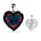 Trust in the Lord Black Jewelry Luxury Necklace (Silver) Yes