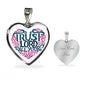 Trust in the Lord White Jewelry Luxury Necklace (Silver) Yes