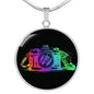 Colorful Camera Necklace Jewelry Luxury Necklace (Silver) No