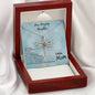 Amazing daughter - Make her day with this dragonfly necklace