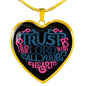 Trust in the Lord Black Jewelry Luxury Necklace (Gold) No
