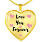 Love You Forever Jewelry Luxury Necklace (Gold) No