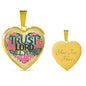Trust in the Lord Clear Jewelry Luxury Necklace (Gold) Yes