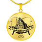 SoFISHticated Circle Necklace Jewelry Luxury Necklace (Gold) No