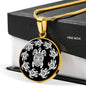 Peaceful Tribal Turtles Black Background Jewelry