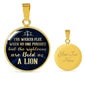 Be Bold As A Lion | Circle Necklace Jewelry Luxury Necklace (Gold) Yes