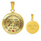 You Are Best Of All | Circle Necklace Jewelry Luxury Necklace (Gold) Yes