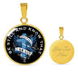 Rejoice! He is your God (White) Jewelry Luxury Necklace (Gold) Yes