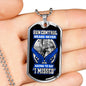 Gun Control, Never Say I Missed Dog Tag Jewelry