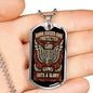 Protected by God and Guns Dog Tag Jewelry