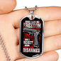 Guns Give Freedom Dog Tag Jewelry