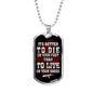 Die On Your Feet Dog Tag Jewelry