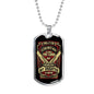 Don't Mess with my Daughter Dog Tag Jewelry