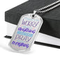 Don't Worry! Philippians 4:6 Jewelry Military Chain (Silver) No