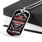 I Fought, Because I Love Dog Tag Jewelry