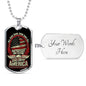 All Gave Some, Some Gave All Dog Tag Jewelry Military Chain (Silver) Yes