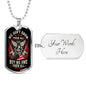 We Owe Veterans Dog Tag Jewelry Military Chain (Silver) Yes