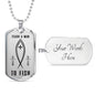 Teach A Man To Fish, And You Feed Him For A Lifetime Jewelry Military Chain (Silver) Yes