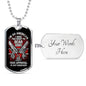 Right to Bear Arms, No Approval Dog Tag Jewelry Military Chain (Silver) Yes