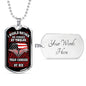 Judged by Twelve, V3 Dog Tag Jewelry Military Chain (Silver) Yes