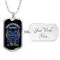 Die on Your Feet, V2 Dog Tag Jewelry Military Chain (Silver) Yes