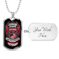 Soldier By Choice Dog Tag Jewelry Military Chain (Silver) Yes