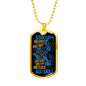 No Luck All Skill Dog Tag Jewelry