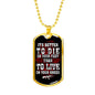 Die On Your Feet Dog Tag Jewelry