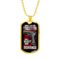 Guns Give Freedom Dog Tag Jewelry