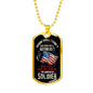 Send Me, American Soldier Dog Tag Jewelry