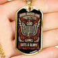 Protected by God and Guns Dog Tag Jewelry