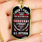 I Fought, Because I Love Dog Tag Jewelry
